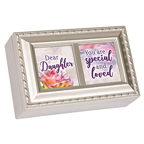 Cottage Garden Daughter You are Loved Woodgrain Rope Trim Petite Music Box Plays You Light Up My Life Cottage Garden Daughter You are Loved Woodgrain Rope Trim Petite Music Box Plays You Light Up My Life