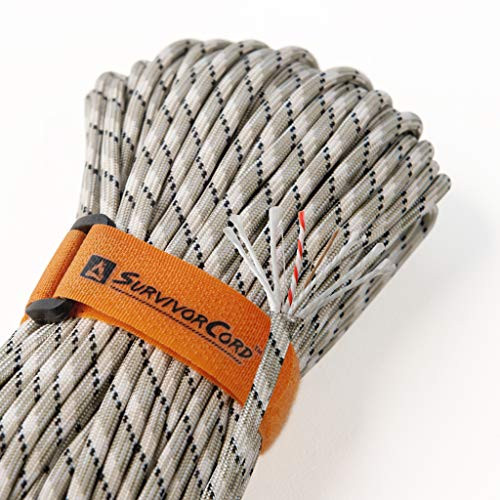 Titan Paracord 620 LB SurvivorCord  100 FEET - Urban CAMO