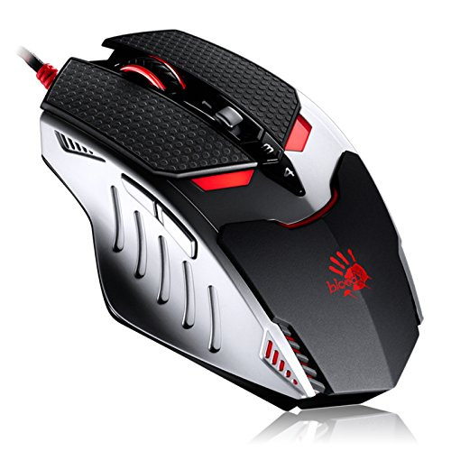 TL80 Termin8r Ultra-Core Laser Gaming Mouse   Light Strike LK Optical Switch   Scroll - Shift Lever and 8 Programmable Buttons with Advanced Macros - X Glide Armored Mouse Feet - USB