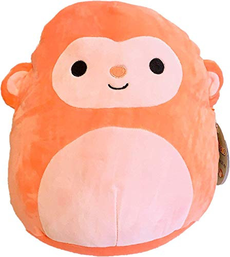 Squishmallow kellytoy 12  Elton The Orange Monkey Plush Toy