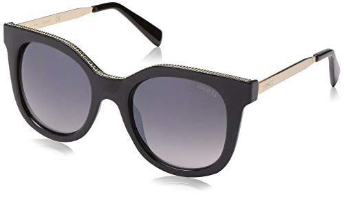 GUESS GF0351 Shiny Black-Gradient Smoke One Size