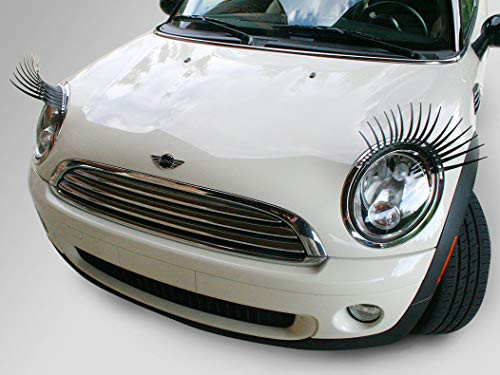 Carlashes for Mini Cooper 2007-present - Car Headlight Eyelashes - Classic Black