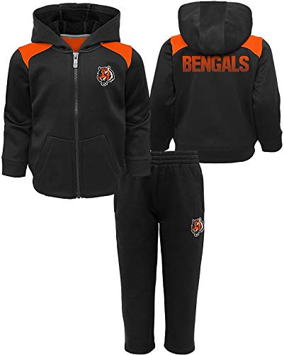 Outerstuff NFL Infants Toddler Play Action Performance Full Zip Hoodie   Pants Set 24 Months  Cincinnati Bengals