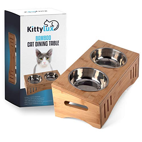 Kittylux Cat Food Bowls Cat Bowls with Stand Elevated Dog Bowls Raised Cat Bowls Cat Food and Water Bowls Elevated Cat Feeder Cat Dishes for Food and Water Raised Dog Bowls Kittylux Cat Food Bowls Cat Bowls with Stand Elevated Dog Bowls Raised Cat Bowls Cat Food and Water Bowls Elevated Cat Feeder Cat Dishes for Food and Water Raised Dog Bowls