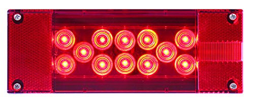 Optronics STL16RS Red Lens LED Combination Tail Light for Passenger side.