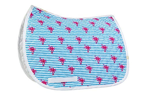 Lettia Embroidered Palm Tree Baby Pad Saddle Liner
