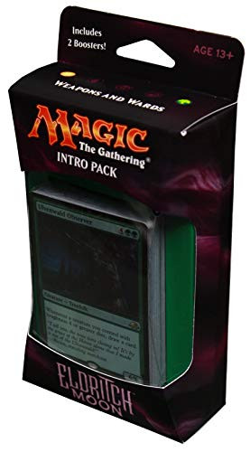 Magic the Gathering  MTG Eldritch Moon  Intro Pack - Theme Deck  Weapons and Wards includes 2 Booster Packs   Alternate Art Premium Rare Promo Green - White - Ulvenwald Observer