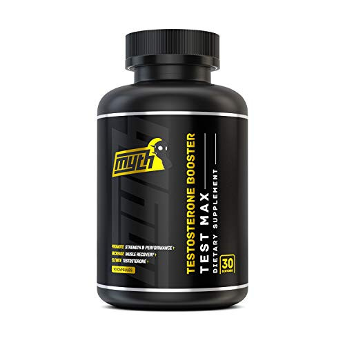 Myth Labs Testosterone Booster for Men - Natural Mens Test Booster Supplement - Increase Natural Stamina  Lean Muscle  and Improve Performance 90 Capsules