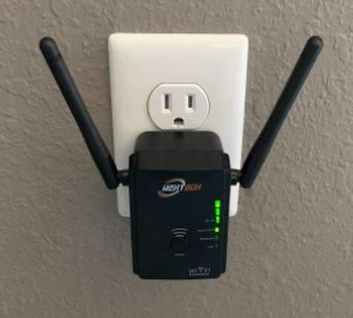 Upgraded 2020  WiFi Extender 300 Mbps with WPS Internet Signal Booster Amplifier - Wireless Repeater up to 300 Mbps - Range Network Alexa Compatible  Extends AC WiFi Coverage to Smart Home Devices