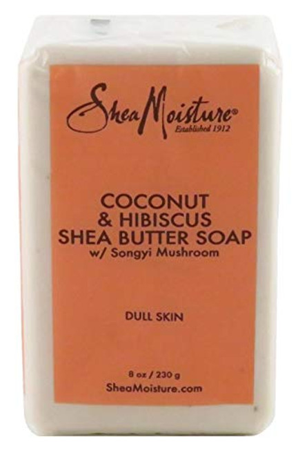 Shea Moisture Soap 8 Ounce Bar Coconut   Hibiscus Shea Butter 235ml 6 Pack