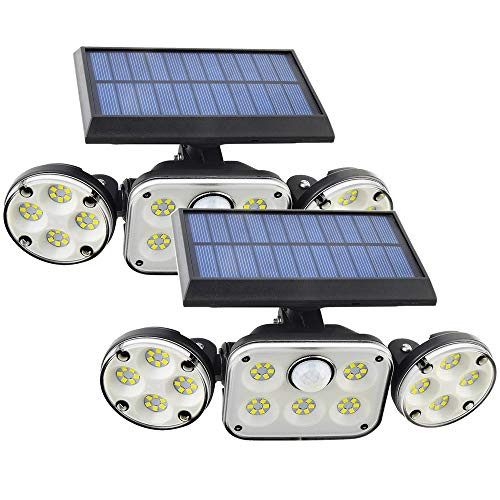Solhice 2 Pack Solar Security Lights Solar Powered Lights Outdoor with Motion Sensor 74 LED Flood Lights Motion Detected IP65 Waterproof Wall Light for Garden Patio Yard Garage Solhice 2 Pack Solar Security Lights Solar Powered Lights Outdoor with Motion Sensor 74 LED Flood Lights Motion Detected IP65 Waterproof Wall Light for Garden Patio Yard Garage