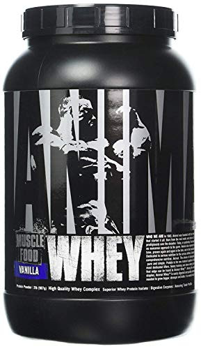 Animal Whey Isolate Whey Protein Powder  Isolate Loaded for Post Workout and Recovery  Low Sugar with Highly Digestible Whey Isolate Protein - Vanilla - 2 Pounds