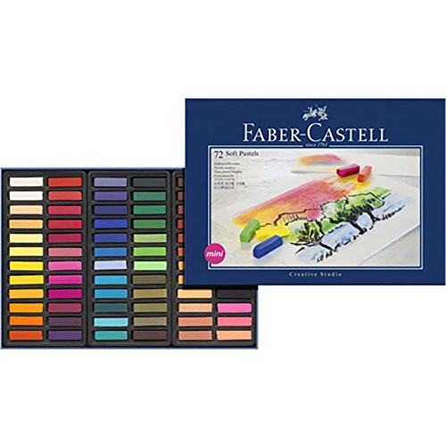ArtVerse Faber-Castell Soft Pastel Crayons-72 Pieces-Asst Colors