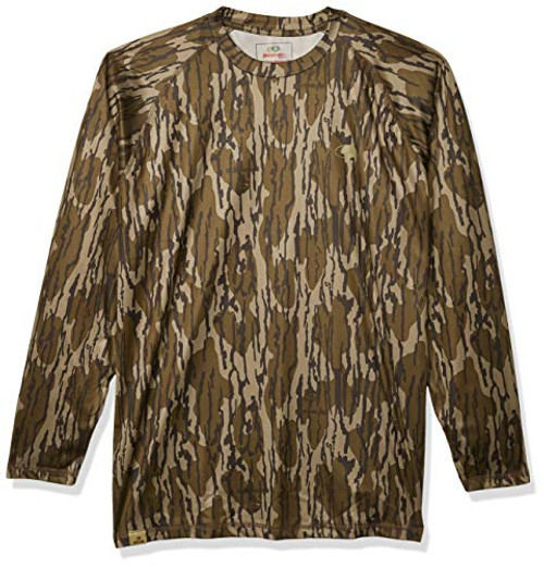 Mossy Oak Camo Performance Long Sleeve Tech Hunting Shirt Original Bottomland Medium Mossy Oak Camo Performance Long Sleeve Tech Hunting Shirt Original Bottomland Medium