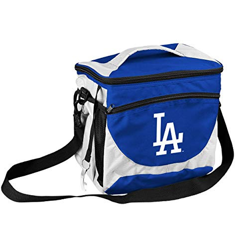 logobrands MLB Los Angeles Dodgers Cooler 24 Can  Team Colors  One Size  Blue 515-63