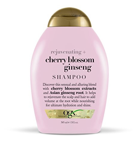 OGX Rejuvinating  Cherry Blossom Ginseng Shampoo  13 Ounce