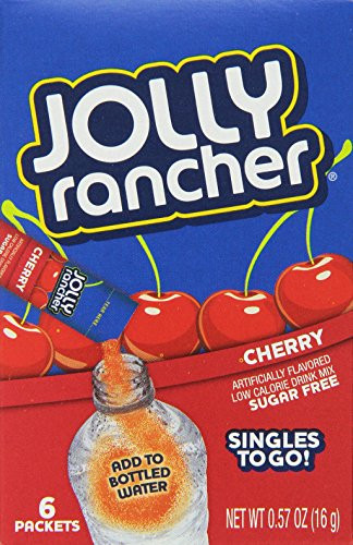 Jolly Rancher Jolly Rancher Singles to Go Water Drink Mix  Cherry Flavored Powder Sticks  12 Boxes with 6 Packets Each - 72 Total Servings   72 Count  72392337972