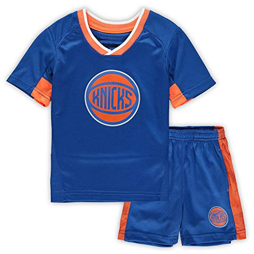 Outerstuff NBA Infants Toddler Team Color Double Dribble Primary Logo Shirt Shorts Set 24 Months New York Knicks Blue Outerstuff NBA Infants Toddler Team Color Double Dribble Primary Logo Shirt Shorts Set 24 Months New York Knicks Blue