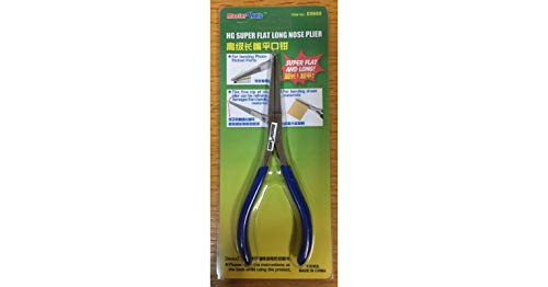 Master Tools HG Super Flat Long Nose Plier - Plastic Model Building Tools   09989