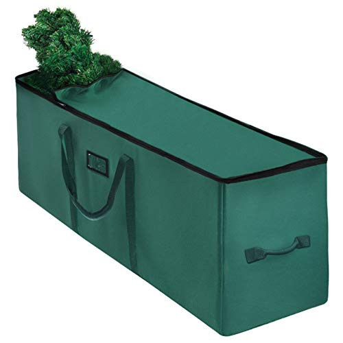 Vodche Christmas Tree Storage Bag  60 x 20 x 25 Inch Heavy Duty 600D Oxford Xmas Holiday Tree Container Fits up to 9 FT Artificial Disassembled Trees
