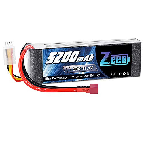 Zeee 3S 5200mAh Lipo Battery 50C 11-1V Battery with Deans Connector Soft Case Battery for RC Plane DJI Quadcopter RC Airplane RC Helicopter RC Car Truck Boat