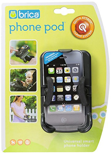 Munchkin Brica Phone Pod Phone Holder  Gray Discontinued by Manufacturer