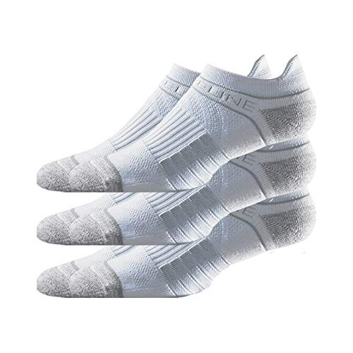 Strideline Premium Athletic No-Show Socks 3 Pack Men s White Strideline Premium Athletic No-Show Socks 3 Pack Men s White