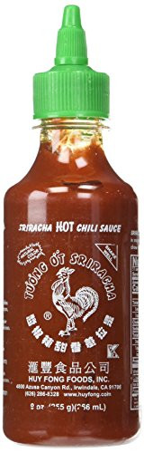 Huy Fong Sriracha Hot Chili Sauce  9 Ounce Pack of 12