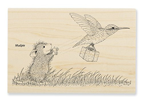 Stampendous House Mouse Wood Stamp, Carrier Hummer