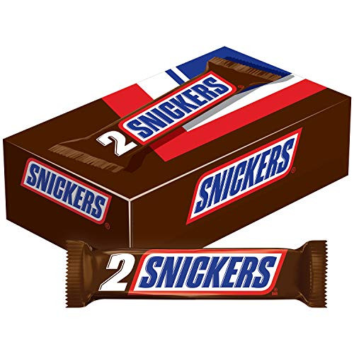 SNICKERS Sharing Size Chocolate Candy Bars 3-29-Ounce Bar 24-Count Box