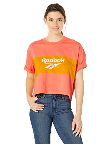 Reebok Women s Classics Vector Crop Top T-Shirt