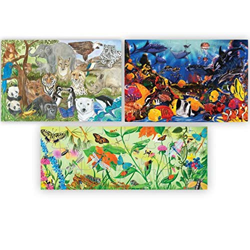 Constructive Playthings CPX-94 Giant Nature Floor Puzzles Set of 3 Constructive Playthings CPX-94 Giant Nature Floor Puzzles Set of 3