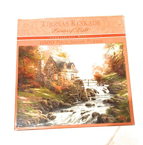 Thomas Kinkade Painter of Light 1000pc- Puzzle-Cobblestone Village