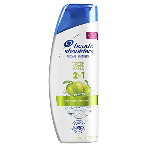 Head and Shoulders Green Apple 2-in-1 Anti-Dandruff Shampoo  Conditioner 8-45 Fl Oz Pack of 6 Packaging may vary