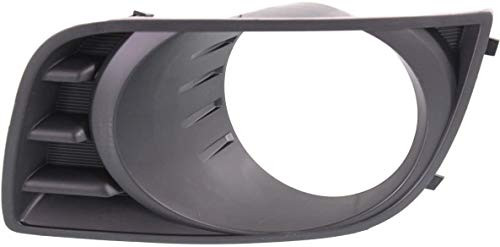 I-Match Auto Parts Left Driver Side Fog Lamp Hole Cover Bezel Replacement For 2008-2017 Toyota TO1038157 814820C021 Black