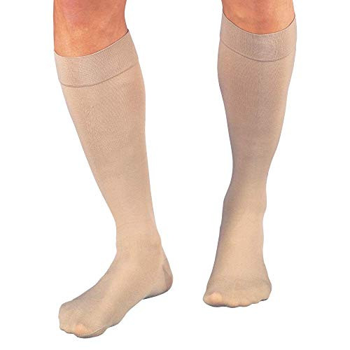 JOBST Relief 30-40 mmHg Compression Socks  Knee High  Closed Toe  Beige  Large
