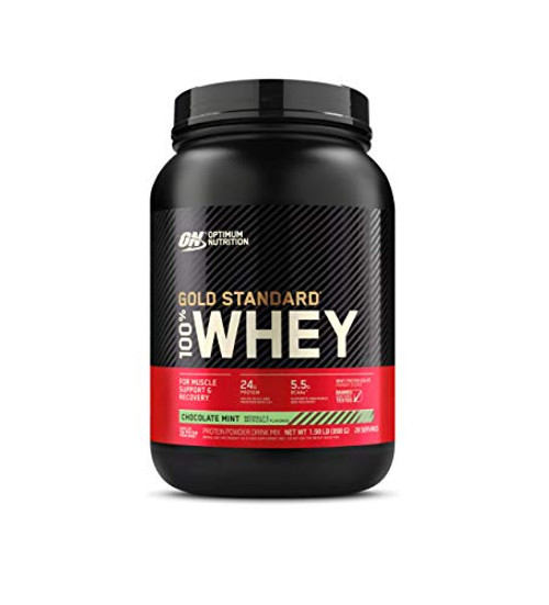 Optimum Nutrition Gold Standard 100  Whey Protein Powder  Chocolate Mint 2 Pound Packaging May Vary