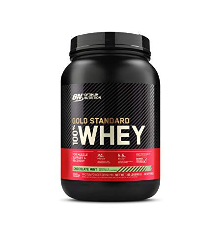 Optimum Nutrition Gold Standard 100  Whey Protein Powder  Chocolate Mint 2 Pound Packaging May Vary