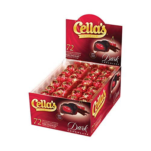 Cella s Dark Chocolate Covered Cherries  72-Count Box