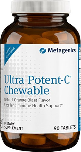 Metagenics Ultra Potent-C® Chewable  Vitamin C  Chewable Orange-Flavor Vitamin C for Immune Support*   90 count