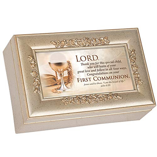 Cottage Garden First Communion Special Child Champagne Silver Petite Rose Music Box Plays Amazing Grace Cottage Garden First Communion Special Child Champagne Silver Petite Rose Music Box Plays Amazing Grace