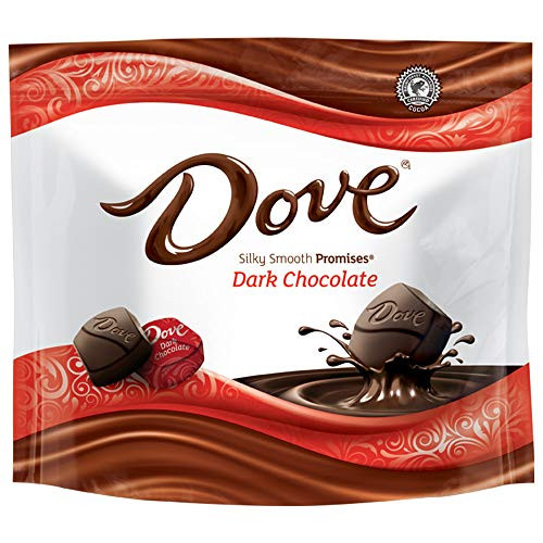 DOVE PROMISES Dark Chocolate Candy 8-46-Ounce Bag Pack of 8 DOVE PROMISES Dark Chocolate Candy 8-46-Ounce Bag Pack of 8