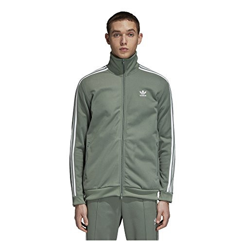 adidas Originals Men s Franz Beckenbauer Tracktop  Trace Green  XS adidas Originals Men s Franz Beckenbauer Tracktop  Trace Green  XS