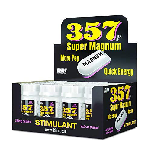 357 HR MAGNUM Super Magnum Stimulant with 200 Milligrams of Caffeine  Pack of 12