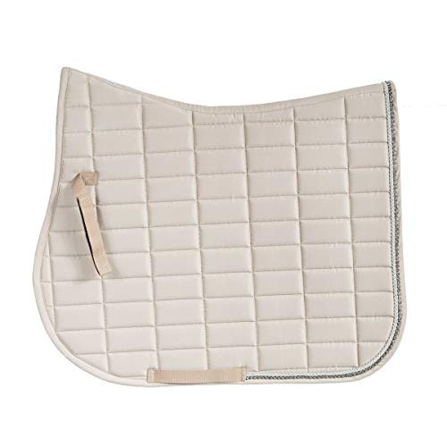 Horze Caesar AP Saddle Pad - Silver Cloud Grey - Full