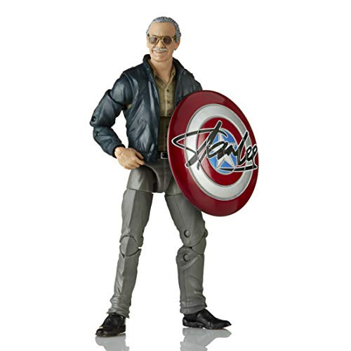 Hasbro Marvel Legends Series 6 Collectible Action Figure Toy Marvels The Avengers Cameo Stan Lee Includes 2 Accessories Hasbro Marvel Legends Series 6 Collectible Action Figure Toy Marvels The Avengers Cameo Stan Lee Includes 2 Accessories