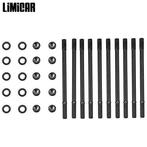 LIMICAR Cylinder Head Stud Kit for Acura 1-8L B18C1 Series DOHC VTEC Engines LS-VTEC or B20-VTEC Conversions with B16 or B18C Heads 208-4306