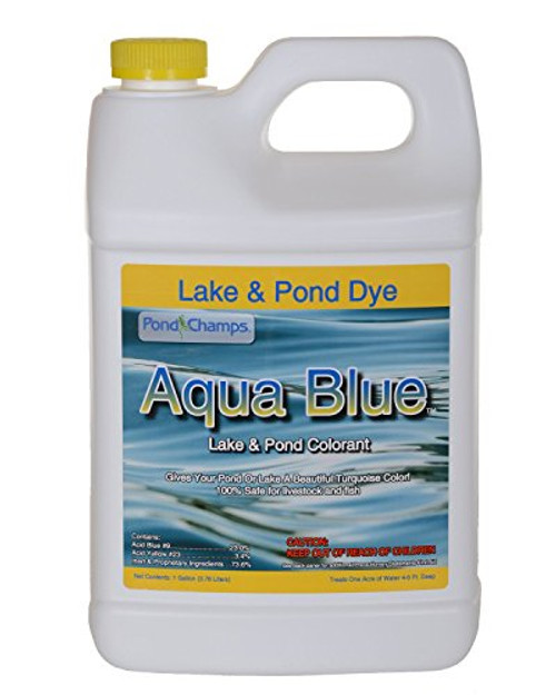 Aqua Blue Lake & Pond Dye - 1 Gallon