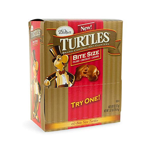DeMet s Bite Size Turtles Candy  60 count  1-57 lbs