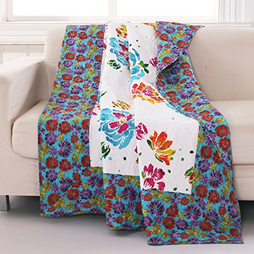 Barefoot Bungalow Ravey Quilted Throw